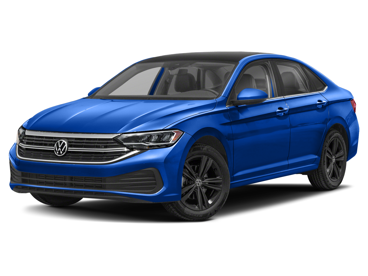 2023 Volkswagen Jetta 1.5T SE in White — front three-quarter view