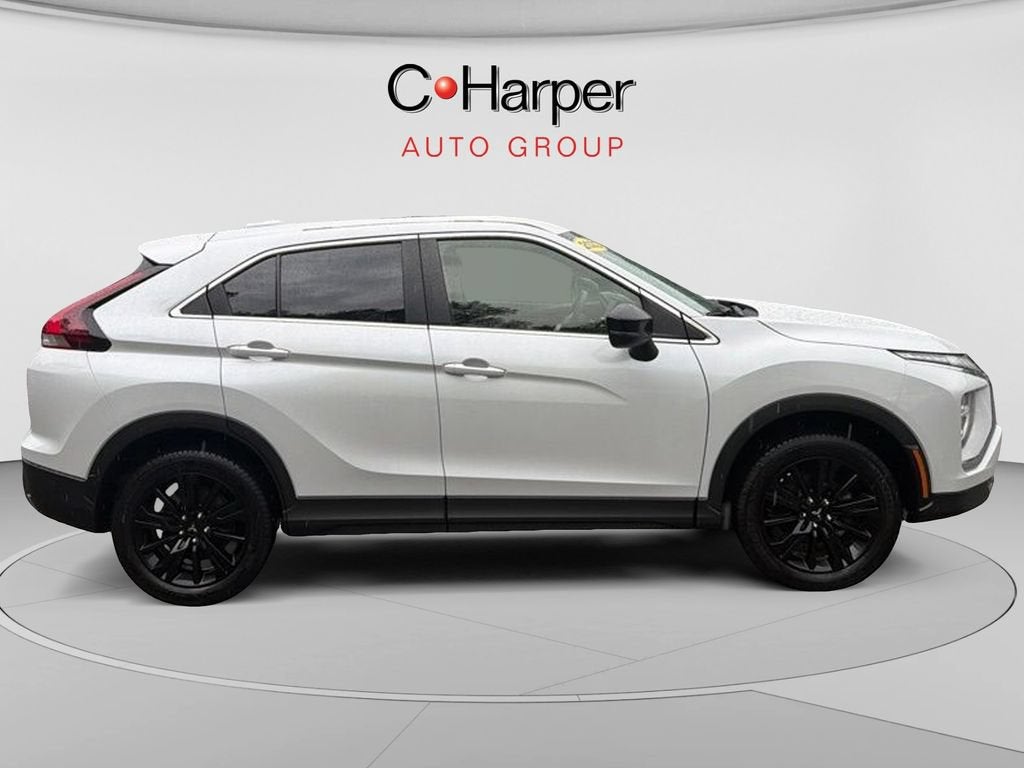 2023 Mitsubishi Eclipse Cross LE S-AWC in White — front three-quarter view