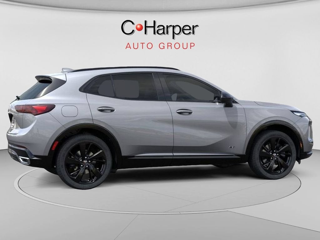2026 Buick Envision Sport Touring in Moonstone Gray Metallic — front three-quarter view